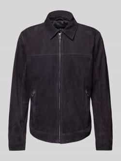 JOOP! Collection Leren jack met ritszakken model 'TOBY'