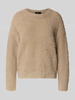 Monari Regular fit pullover in gebreide look