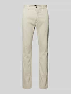 Hugo Boss Slim Chino Broek voor Mannen Beige Heren