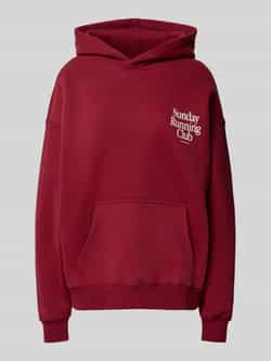 ANOTHER COTTON LAB Hoodie van een mix van Escorial-wol met kangoeroezak