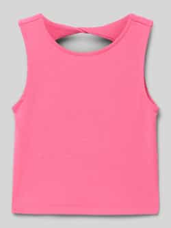 S.Oliver RED LABEL Slim fit tanktop met cut-out aan de achterkant