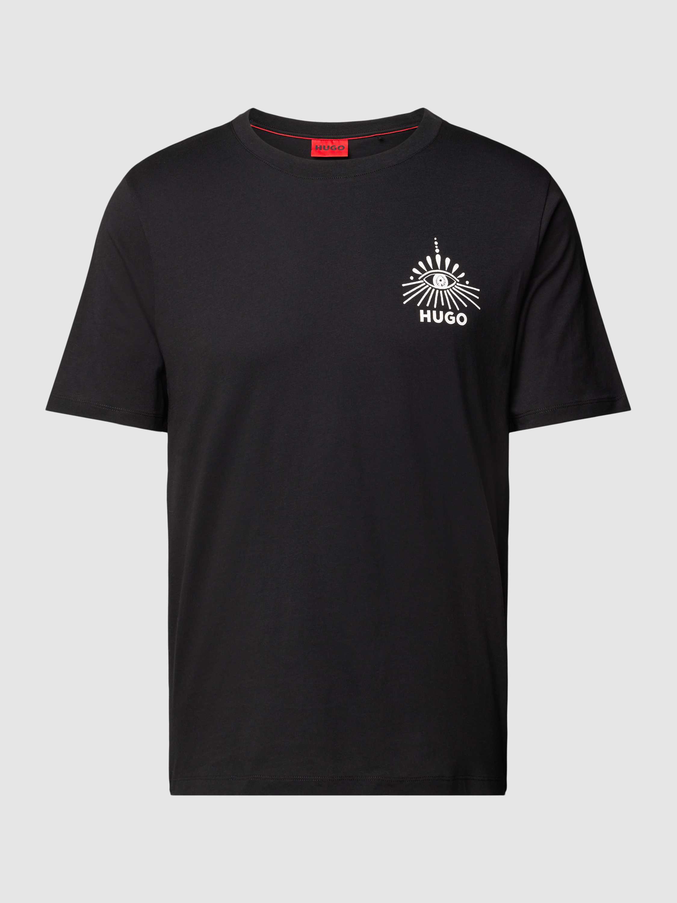 HUGO T-shirt met labelprint model 'Dedico'