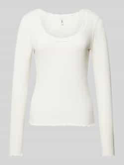 Only Top met lange mouwen en ronde hals model 'XENA'