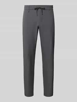 BOSS Green Regular fit stoffen broek met tunnelkoord model 'Convert'