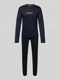 BOSS giftbox pyjama donkerblauw