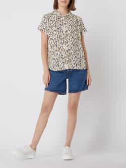 Marc O\u2019Polo Hemdblouse rood-wit geruite print casual uitstraling Mode Blouses Hemdblouses Marc O’Polo 