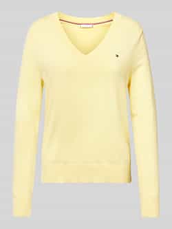 Tommy Hilfiger Gebreide pullover met ribboorden