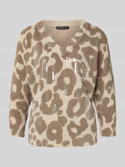 Betty Barclay Gebreide pullover met 3 4-mouwen