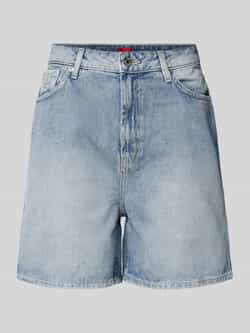 HUGO Relaxed fit jeans met labelstitching model 'Gelita'