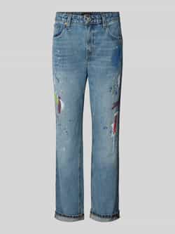 Lauren Ralph Lauren Boyfriend jeans in used-look met steekzakken