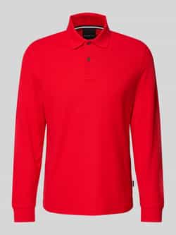 Bugatti Poloshirt met labelstitching