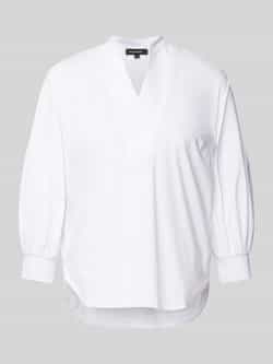 MORE & MORE Blouse met opstaande kraag