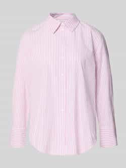 Tom Tailor Relaxed fit overhemdblouse van een mix van lyocell en katoen