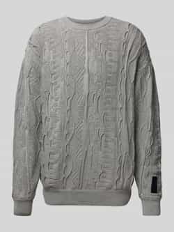 Carlo colucci Gebreide pullover met labelbadge