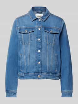 s.Oliver RED LABEL Regular fit jeansjack van katoenmix