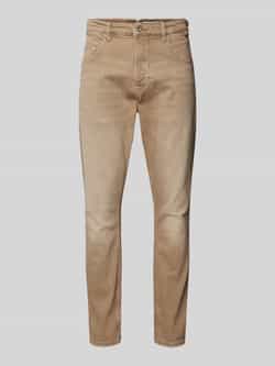 GABBA Tapered fit jeans met steekzakken model 'ALEX EARTH'