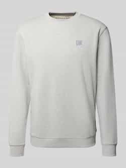 Scotch & Soda Logo Sweatshirt Upgrade Stijlvol Grijs Katoen Gray Heren