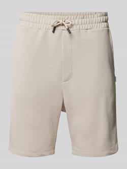 JACK & JONES PANTS STUDIO regular fit sweatshort JPSTGORDON beige