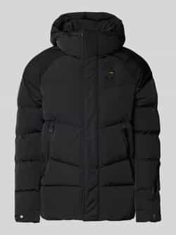 Blauer Usa Gewatteerd jack met labelpatch model 'CROWN
