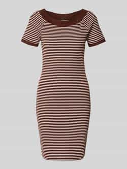 Zero T-shirtjurk in riblook met ronde hals