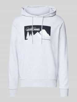 Jack & jones Hoodie met motiefprint model 'SUN'