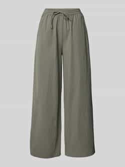 Soyaconcept Wide leg stoffen broek met verkort model 'CISSIE'