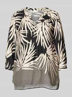 Milano italy Relaxed fit blouse met tuniekkraag