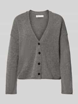 Marc O'Polo Oversized gebreid jack van pure scheerwol