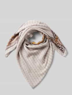Guess Gedrukte Viscose Sjaal Beige Print Beige Dames