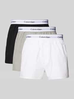 Calvin Klein Underwear Boxershort met elastische logoband in een set van 3 stuks