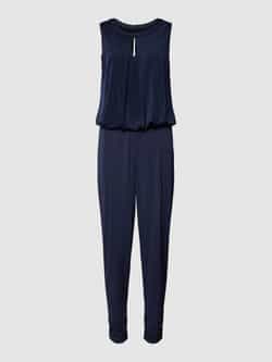 Vera Mont Glitter Mouwloze Jumpsuit Blue Dames