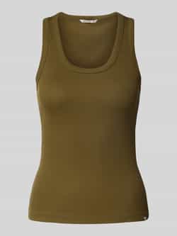 Tom Tailor Denim Slim fit tanktop van katoenmix