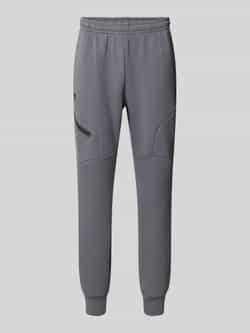 Under Armour Regular fit sweatpants met ritszak model 'UNSTOPPABLE'