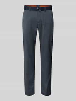 MCNEAL Slim fit pantalon met riem