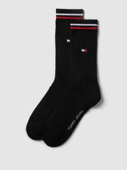 Tommy Hilfiger Sokken TH UNI TJ SOCK 2P ICONIC Versterkte hiel en teen voor extra duurzaamheid (2 paar)