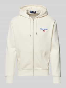 Polo Sport Sweatjack met labelstitching