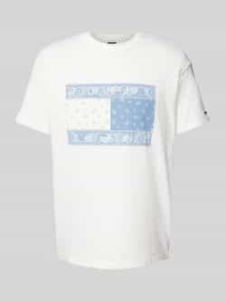 Tommy Jeans Regular fit T-shirt van puur katoen met labelprint