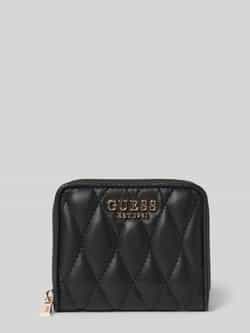 Guess Portemonnee met labelapplicatie model 'VALLA'