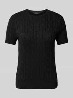 Lauren Ralph Lauren Gebreid shirt met kabelpatroon model 'EYELAH'