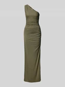 Jake*s Cocktail Glanzende maxi-jurk met one shoulder-band