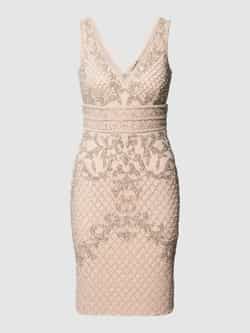 Lace & Beads Cocktailjurk met siergarnering