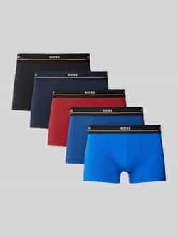 Boss Boxershort met elastische band met label in een set van 5 stuks van