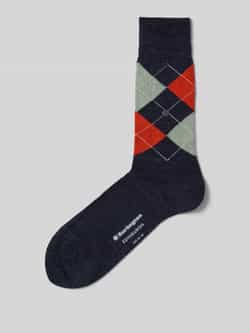 Burlington Sokken van scheerwolmix model 'EDINBURGH'