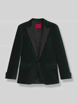 HUGO Slim fit smoking van katoenfluweel model 'HENRY254E1X'