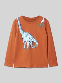 BLUE SEVEN Shirt met lange mouwen en borstzak