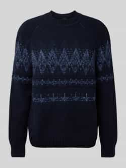 Boss Orange Relaxed fit gebreide pullover van wolmix model 'KAROMBO'
