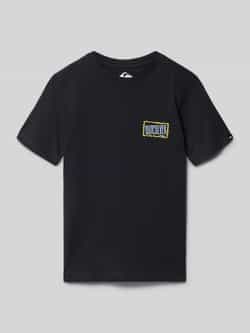 Quiksilver T-shirt met labelprint model 'GOTAM FOAM'