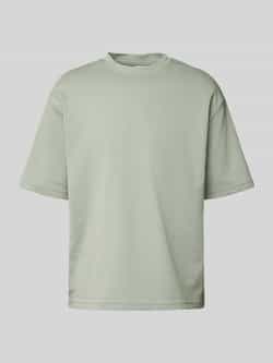 SELECTED HOMME loose fit T-shirt SLHLOOSEOSCAR groen