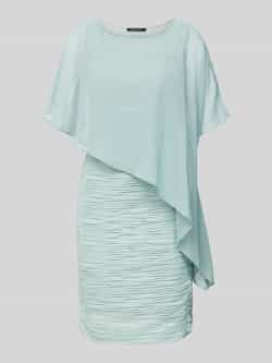 Swing Cocktailjurk met asymmetrisch cape