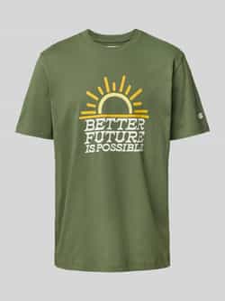 Champion T-shirt met labeldetails